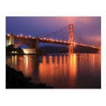 Golden Gate Bridge at Night Postcards