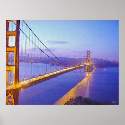 the golden gate bridge at night. Golden Gate Bridge at Night