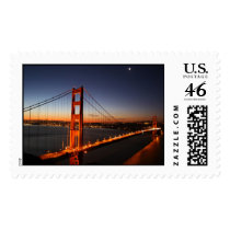 Golden Gate Bridge at Sunrise postage
