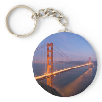 Golden Gate Bridge at Sunset keychain