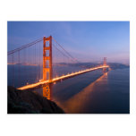 Golden Gate Bridge at Sunset postcard