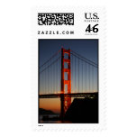 Golden Gate Bridge at Sunset Stamp