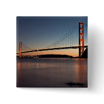 Golden Gate Bridge Pinback Buttons