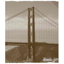 "golden gate bridge" by kasi jo t-shirts by kasijo "golden gate bridge" by kasi jo t-shirts