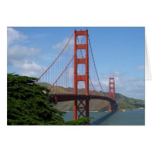 Golden Gate Bridge Card