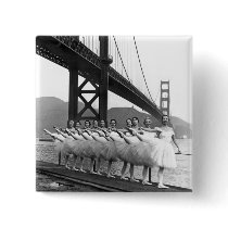 Golden Gate Bridge Dancers Buttons