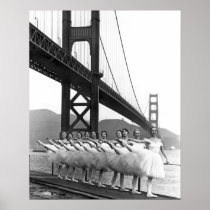 Golden Gate Bridge Dancers Print