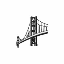 Golden Gate Bridge embroidered shirts by ZazzleEmbroidery Golden Gate Bridge embroidered shirts