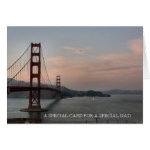 Golden Gate Bridge Father's Day Greeting Cards
