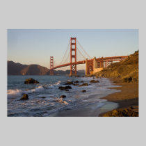 Golden gate bridge from Baker Beach posters
