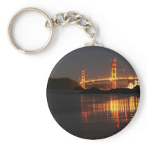 Golden Gate bridge from Barker Beach Key Chains
