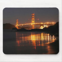 Golden Gate bridge from Barker Beach Mouse Pad