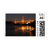 Golden Gate bridge from Barker Beach Stamp