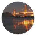 Golden Gate bridge from Barker Beach stickers by fstasu53 Golden Gate bridge from Barker Beach stickers
