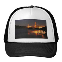 Golden Gate bridge from Barker Beach Trucker Hats