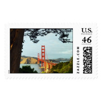 Golden Gate Bridge from the Bluff postage by deegolden Golden Gate Bridge from the Bluff postage