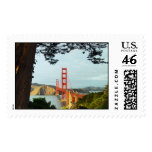 Golden Gate Bridge from the Bluff postage