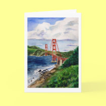 Golden Gate Bridge Greeting Card