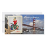 Golden Gate Bridge Greetings Personalized Photo Card