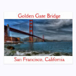 Golden Gate Bridge in HDR postcards