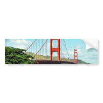 Golden Gate Bridge In San Francisco bumper stickers