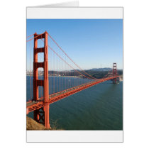 Golden Gate Bridge in San Francisco Greeting Card
