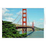 Golden Gate Bridge In San Francisco Greeting Cards
