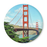 Golden Gate Bridge In San Francisco Refrigerator Magnet