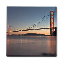 Golden Gate Bridge Refrigerator Magnet