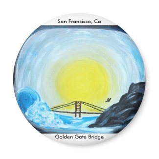 Golden Gate Bridge magnet