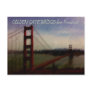 Golden Gate Bridge Painting Postcards