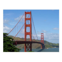 Golden Gate Bridge Post Card