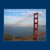Golden Gate Bridge postcards
