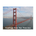 Golden Gate Bridge postcards