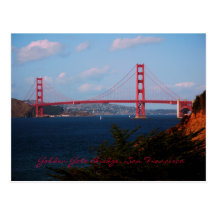 Golden Gate Bridge Postcard