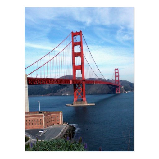 Golden Gate Bridge Postcard