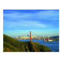 Golden Gate Bridge Postcard
