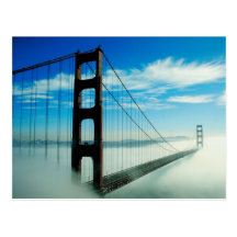 Golden Gate Bridge Postcard