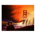 Golden Gate Bridge posters by Surrealism Golden Gate Bridge posters