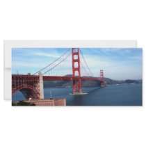 Golden Gate Bridge Customized Rack Card