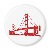 Golden Gate Bridge - San Francisco, CA Magnets