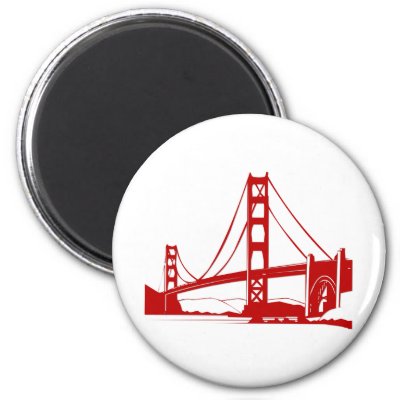 Golden Gate Bridge - San Francisco, CA Magnets