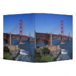 Golden Gate Bridge, San Francisco, California, 8 3 Ring Binder