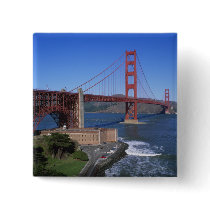 Golden Gate Bridge, San Francisco, California, 8 Pinback Buttons