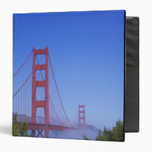 Golden Gate Bridge, San Francisco, California, 3 Ring Binders