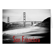 Golden Gate Bridge, San Francisco Card