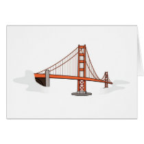Golden Gate Bridge   San Francisco Destination Greeting Cards