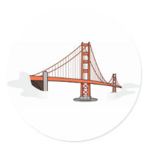 Golden Gate Bridge   San Francisco Destination stickers