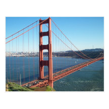 Golden Gate Bridge, San Francisco Post Card