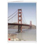 Golden Gate Bridge-SanFrancisco Digital Watercolor cards